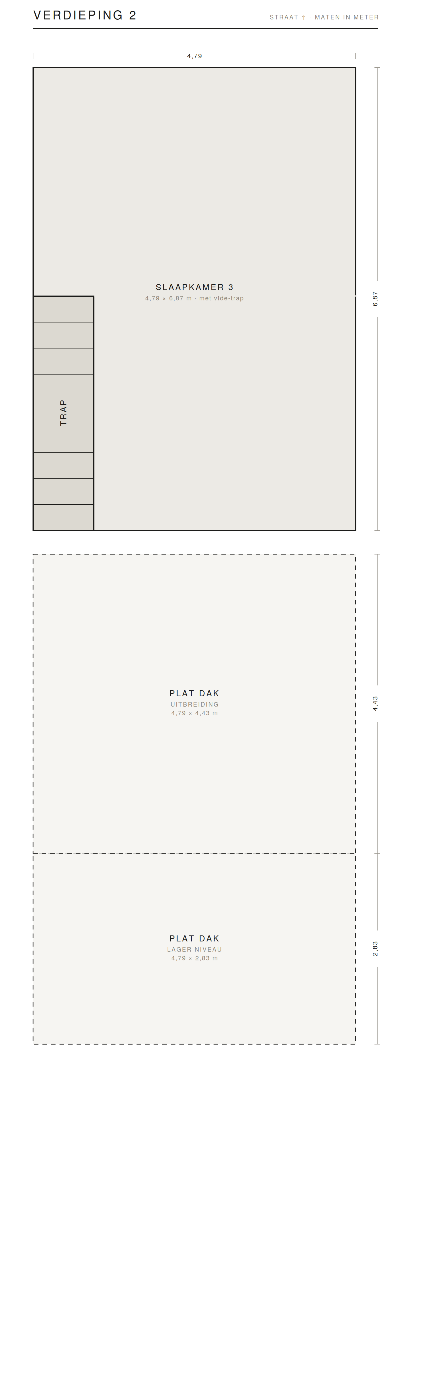Plattegrond — Tweede verdieping